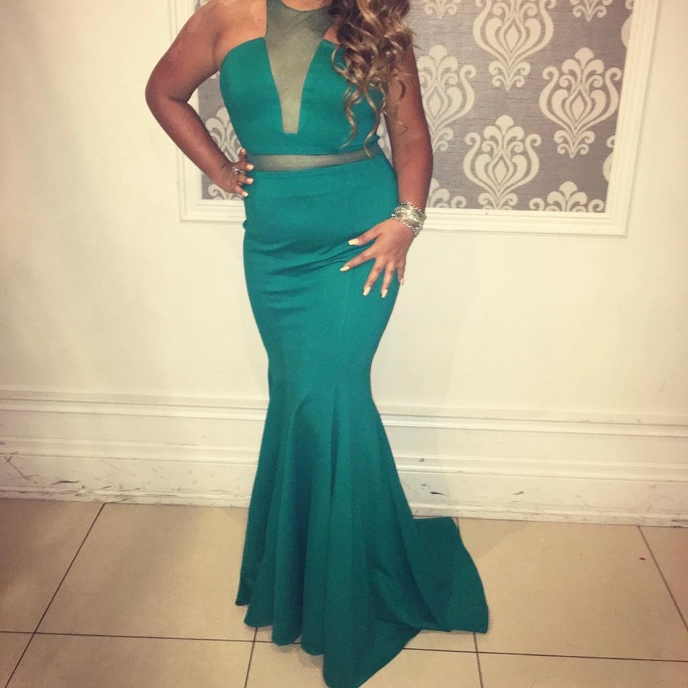 Prom Dress - Prom Gown- Green Dress